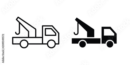 Foto Tow truck icon