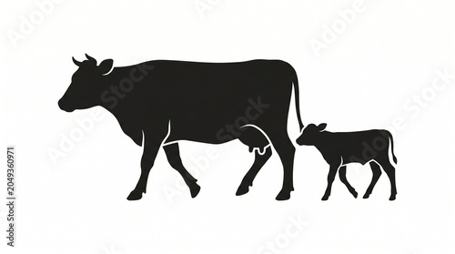 silhouette of a donkey
