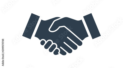 Bild auf Leinwand Handshake Business Partnership Agreement.