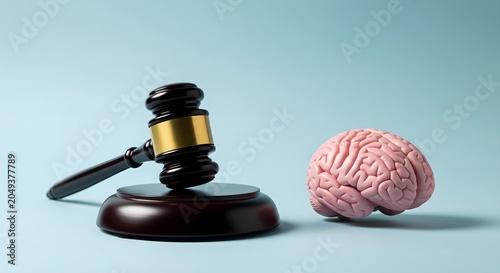 Forensic Brain Evaluation Legal Judgment Psychology Concept