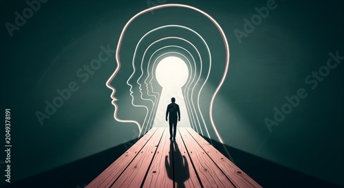 Mental Health Brain Psychology 3D Illustration Art