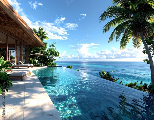 A serene infinity pool overlooking the ocean (139)