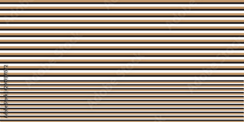 Bilde på lerret a repetitive horizontal striped pattern with a combination of three main colors, namely black, white, and light brown across the entire frame area