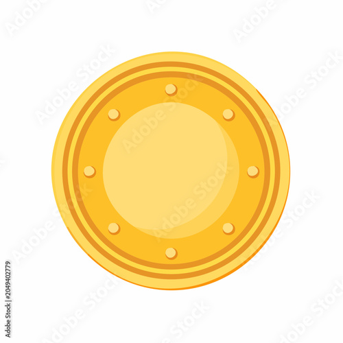 Golden Coin Illustration