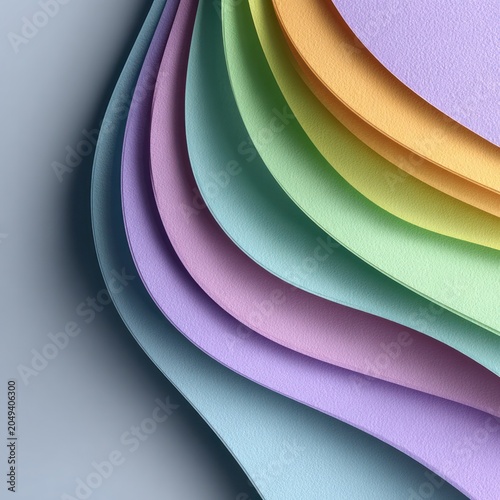 colorful layered abstract design