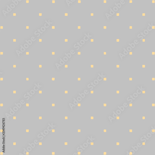 hand drawn yellow pixels. geometric repetitive background. vector seamless pattern. modern decorative art. fabric swatch. textile design. emboidery template. home decor