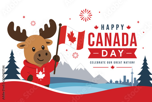 Happy Canada Day Celebration