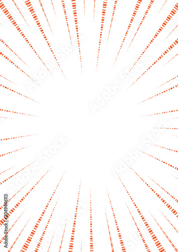 Dynamic Anime Motion Lines Background with Comic Book Speed Burst. Radial Action Frame Featuring Powerful Zoom Rays, Energy Explosion Effect, Black and White Impact Streaks, and Dramatic Graphic Illus