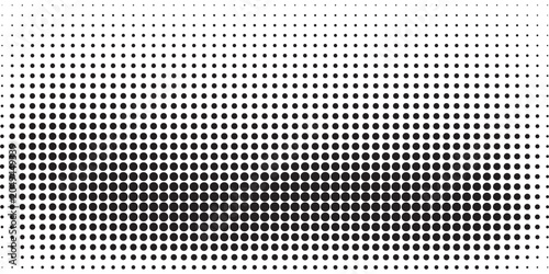 geometric dotted stripe vector design, futuristic panoramic screentone background