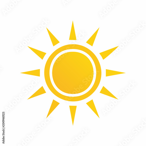 Stylized Sun Icon