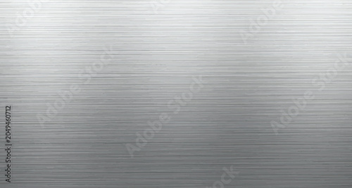 Industrial Brushed Steel Texture Wallpaper with Metallic Reflection Effect
