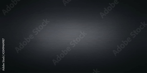 Obraz na płótnie Dark charcoal brushed metal texture background with fine horizontal lines and di