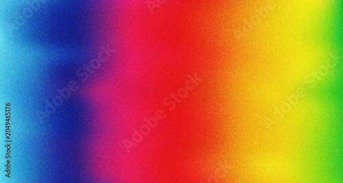 Konstfotografi Bold and saturated rainbow spectrum gradient featuring a grainy texture for mode