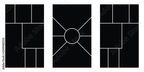Photos Image collage layout template