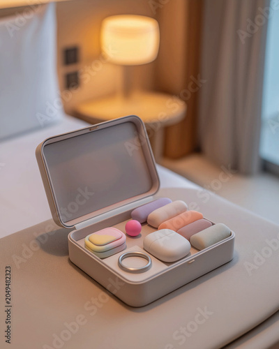 Portable Sensory Regulation Kit with Fidget Tools and Tactile Accessories in a Travel-Friendly Storage Case, Supporting Neurodivergent Comfort, Emotional Regulation, and Calm Transitions