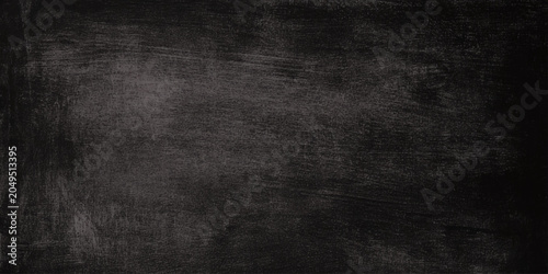 Konstfotografi Dark gray scratched texture background with rough black strokes and smudges for
