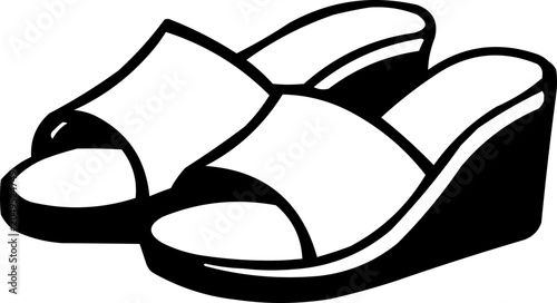 sandals icon pictogram
