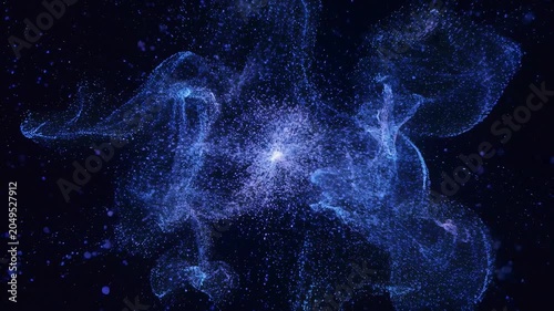 Vibrant cosmic nebula in deep space.