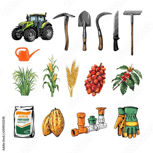 vector set of kitchen icons