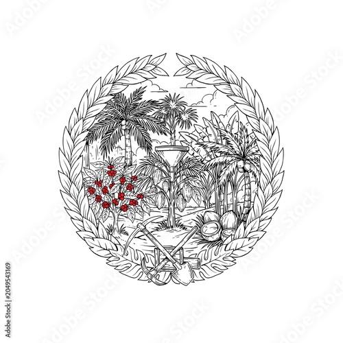 abstract globe design