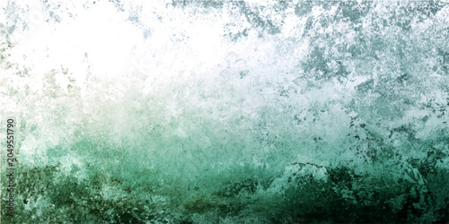 Obraz na płótnie Abstract frosty winter ice texture with cool blue green hues and bright white highlights, suggesting cold and purity