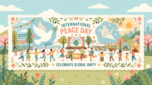 Fotografie International Peace Day Celebration Unity.