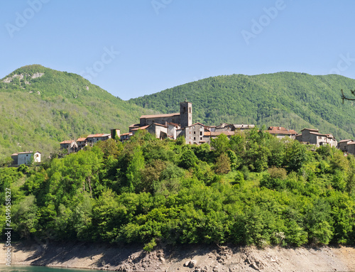 Italy - Tuscany - Vagli Sotto lake. Italy - Tuscany - Vagli Sotto - lake, the artifical lake