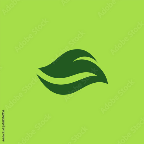 Green leaf ecology nature element vector icon, Leaf Icon, green leaf ecology nature element vector
