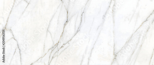 Foto Marble backdrop displays an exquisite bright white stone surface with subtle gol