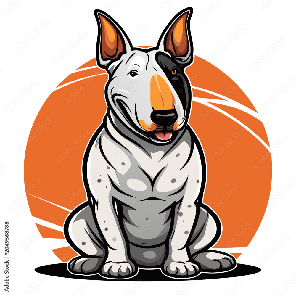 Fototapeta premium Bull terrier 010