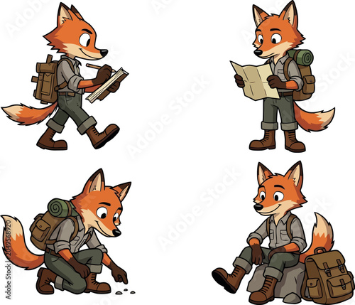 set volpe cartoon