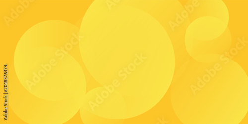 Foto Fluid yellow gradient shapes composition for presentation modern element gradient