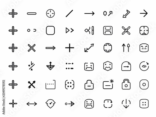 set of web icons
