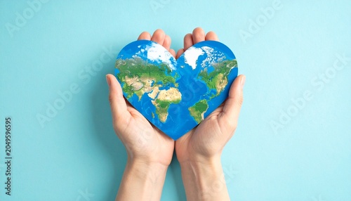 EARTH HEART – Global Care & Sustainability Symbol