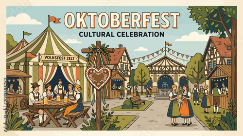 Photos Oktoberfest Cultural Celebration German Festival.