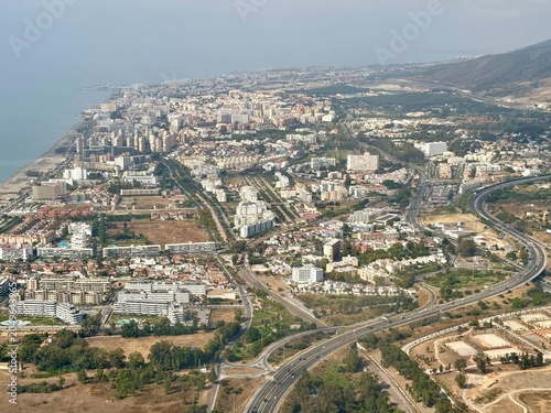Malaga - widok z lotu ptaka