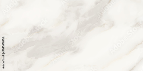 Billede på lærred Premium white cream marble background with soft gray cloud swirls and delicate g