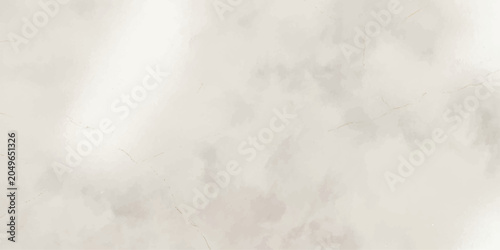 Foto White cream marble background with flowing gray cloud swirls and gold hairline v