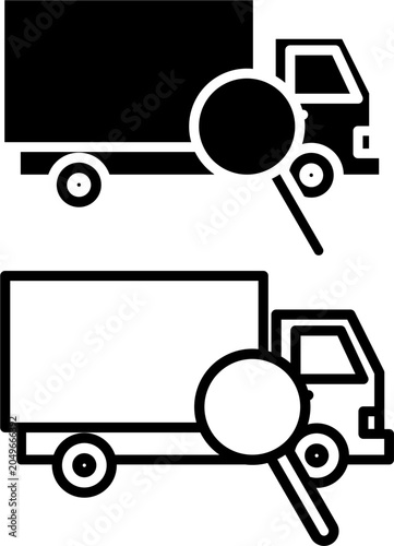 Cargo Inspection and Delivery Search Symbol