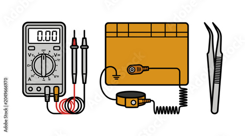 Quadro su tela Electronics Repair and Testing Tool Set