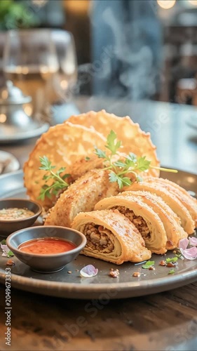 Golden and Crispy Egg Martabak