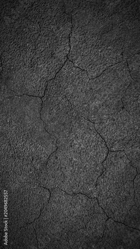 Cracked Black Surface Texture Suitable for Various Design Needs