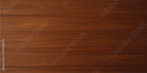 A close up of high gloss lacquered wood paneling with a deep rich brown color the reflective surf.deep  brow wood planks with natural texture, wooden retro background, light wooden background, table