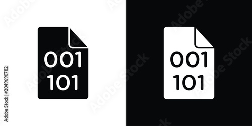 Konstfotografi File Binary icon clipart for apps and web