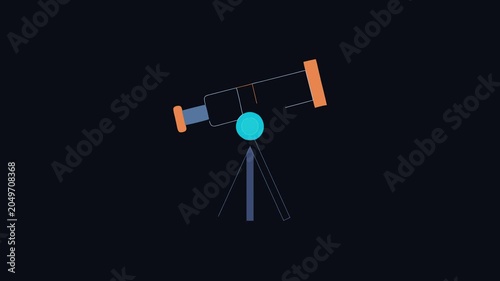  Stylish Telescope Icon for Learning