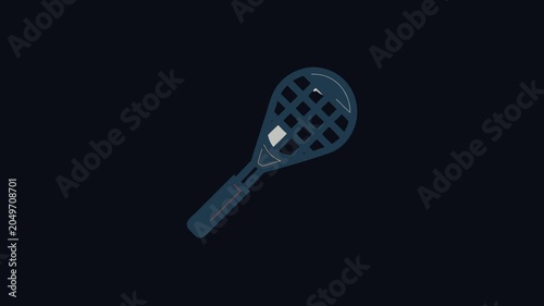  Stylish Badminton Racket Icon for Design