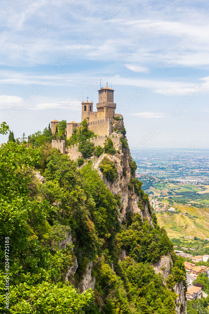 Obraz premium The Guaita, also known as the Rocca in San Marino