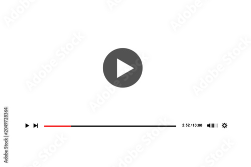 Video player interface template