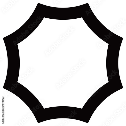 家紋です。反り八角と言います。