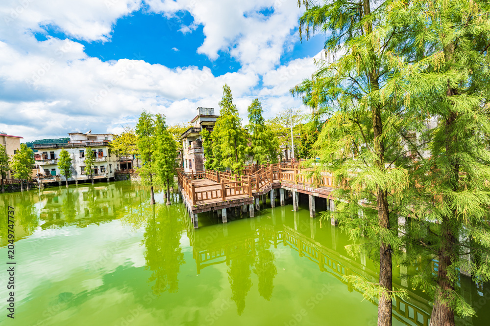 Fototapeta premium Shangyue Ancient Village, Fogang County, Qingyuan City, Guangdong Province